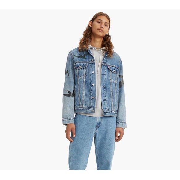 Levi’s Trucker Denim Vintage‎ Fit Song Bird DX Jacket Mens Size XXL NWT